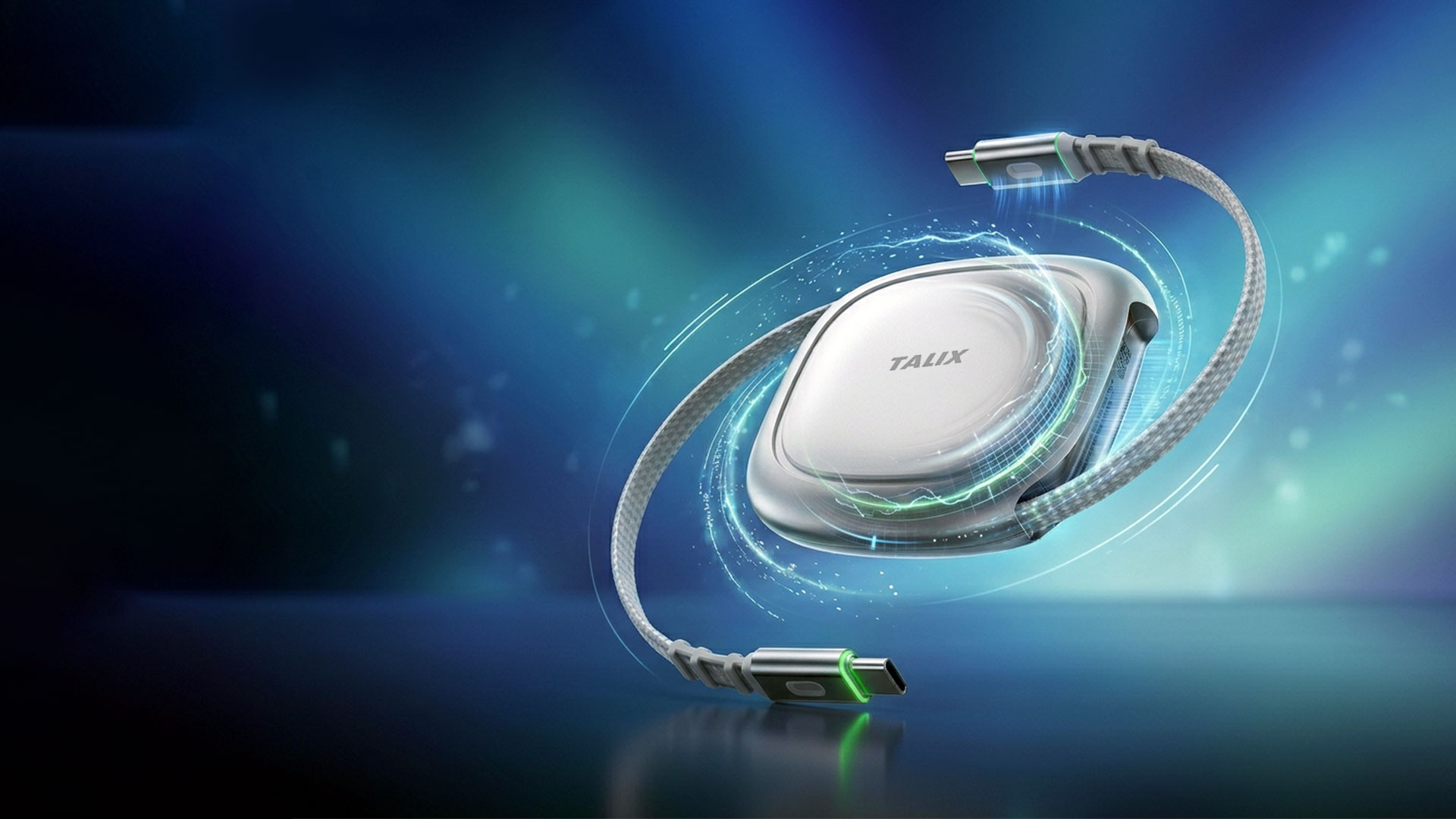 TALIX Qlex Retractable USB-C Cable 240W